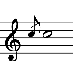 Short appoggiatura
